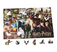 Wentworth Wooden Puzzles Harry Potter Puzzle - The Wizarding World 250pcs Jigsaw, Themed Irregular Pieces, Sustainably Sourced Wood and British Made - Official Licensing Partner