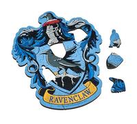 Wentworth Wooden Puzzles Harry Potter Ravenclaw House Crest - 65 Pcs Jigsaw Puzzle, Themed Irregular Pieces, Sustainably Sourced Wood and British Made - Official Licensing Partner