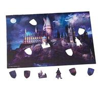 Wentworth Wooden Puzzles Hogwarts in the Moonlight - 250 Pcs Harry Potter Extra Difficult Jigsaw Puzzle, Themed Irregular Pieces - Sustainably Sourced Wood and British Made