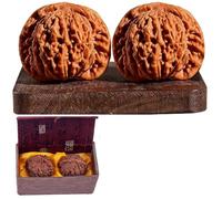 Wenwan Walnuts, Come in A Gift Box and Include A Cleaning Brush. They Can Relieve Stress and Make A Thoughtful Gift for Fathers, Elders, and Friends (37-38mm)