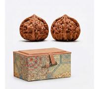 Wenwan Walnuts ，Hand Massage Meditation ，Natural Wild Chinese Collecting Walnuts ，Stress Relief Blood Circulation，Gift Bag (37mm)