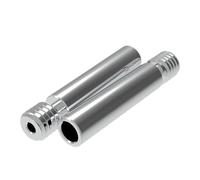 wenwendianzi 1/2/3pcs Titanium Alloy Heatbreak M6 for Mini Hotend Throat 1.75mm Filament Smooth Heater Block 3D Printer Parts(2pcs)