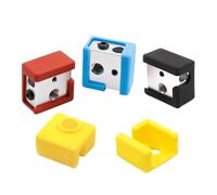 wenwendianzi 1/5/10pcs 3D Printer MK8 Protective Silicone Socks Cover Case For Ender 3 CR10 S4 S5 A8 MK7/MK8/MK9 Hotend Extruder Block(Blue sock,1pcs)