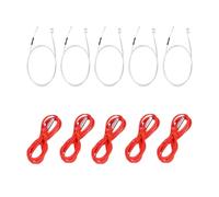 wenwendianzi 10pcs Hotend 12V/24V 40W Red Heater Extruder 100K NTC 3950K Thermistor For 3 Pro 3D Printer Parts(100K NTC and 12V 40W)