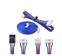 wenwendianzi 1Pcs 10cm/50cm/100cm/150mm Stepper Motor Cables 6pin PH2.0-4pin Extension Cord XH2.54 Black Terminal For 3D Printer Parts(100cm White XH2.54)