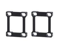 wenwendianzi 2Pcs Precision CNC Aluminum Y Gantry Spacer For 3D Printer VzBoT MGN12/12H/9C(WHITE)