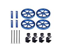 wenwendianzi 3D Printer Bed Leveling Kit with Upgraded Springs & Clips for Ender 3/V2/Pro/Ender 3 S1/Pro/Plus/Ender 3 Neo/Max Neo(Blue Level Knob Kit)