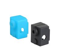 wenwendianzi 3D Printer Part Silicone Socks Heated Block Case NV6 Heating Protective Cover E3D V6 Hotend Extruder(Black,10pcs)