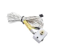 wenwendianzi 3D Printer V6 Heating Aluminum Block +HT-NTC100K Thermistor with XH2.54 Terminal+12V/24V 50W Heating Tube(24V 50W)