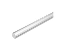 wenwendianzi 50cm Aluminium Channel For U V Style Aluminum Profile With Diffuser Milky PC Cover,LED Bar Strips Light Holder(28 pcs,V transparent cover)