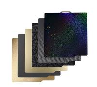 wenwendianzi For Lab X1 X1C P1P 257x257mm PET PEO PEY PEI Smooth Build Plate Spring Steel Sheet Textured Magnetic Base(PEO-PEI NO Base)