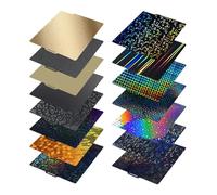 wenwendianzi For P1S Build Plate Spring Steel Sheet Pei Smooth 257mm Pey Pet Peo Buildplate Bamboo Lab P1 X1 X1C P1P Upgrades(Pei-peo diamond)