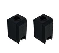 wenwendianzi Silicone Socks For Lab X1 X1C Hotend Extruder Heated Block(2Pcs)