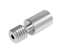 wenwendianzi Titanium Alloy Throat For Extruder -3 S1/Pro/CR10/SE1 Temperature Bimetal 3D Printer Parts(Titanium Alloy,2PCS)