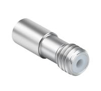 wenwendianzi Titanium Alloy Throat For Extruder -3 S1/Pro/CR10/SE1 Temperature Bimetal 3D Printer Parts(Stainless Steel,2PCS)