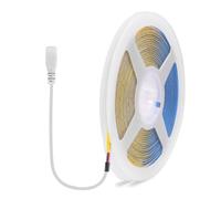 wenwendianzi USB COB LED Strip 3mm 5mm 8mm Width 12V 320LEDs Flexible LED Strip Light with Adhesive High Density Linear Lighting(White,5V 3MM DC WIRE_2M)