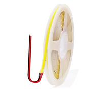 wenwendianzi USB COB LED Strip 3mm 5mm 8mm Width 12V 320LEDs Flexible LED Strip Light with Adhesive High Density Linear Lighting(White,12V 5MM 2PIN WIRE_4 M)