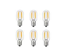 wenwendianzi Vintage Low Voltage Led Bulb T20 Tubular Filament Bulb DC 12V 24V AC 220V E12 E14 Mini Tubu Bulb(DC 24V_E14_1W)