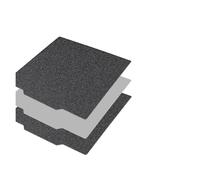 wenwendianzi XCR 3D Printer Parts PEI Powder Coated Frosted Spring Steel Sheet Build Plate Base 220/235/310/410mm Heat Bed Print For Ender 3(Black PEI no Base,150X150MM)