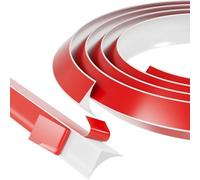 WENXINWIN 2.5m Silicone Quadrant Trim Coving for Ceilings,Self Adhesive Flexible Moulding Skirting Board Trim, Beading for Laminate Flooring,Countertops,Walls, Ceilings| Gray (20x15mm)