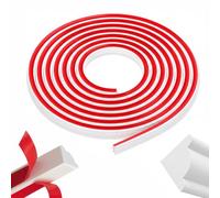 WENXINWIN 3M Self Adhesive Panelling, Flexible Moulding Trim for Mirror Frame, Wall, Ceiling, Cabinet, Worktop, Bath & Tile Edging, Suitable for Laminate Flooring (Width:12mm)