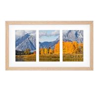 WenYa 3 Aperture Photo Frame 6x4 with Mount, Multi Picture Frame for Wall or Tabletop, Horizontal or Vertical Display