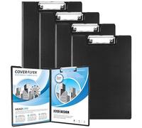 WenYa Fold Over Clipboards A4, Foldover Clipboard with Cover File Document Organiser with Pen Holder (4)