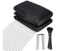 WenYa Garden Netting 2.1x20m With 15x15mm Mesh, Heavy Duty Protection for Fruits, Vegetables, Flowers - 30 Ties and 10 U-Spikes