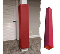 WENYAZIGUO Basement Garage Pole Padding, Square Pole Foam Padding Sleeves Multicolor 2x2 To 12x12 inches(Red,5"x5" (13x13cm))