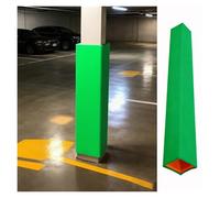 WENYAZIGUO Basement Garage Pole Padding, Square Pole Padding Multicolor 4-6 ft 3-10 in(Green,H 5FT-10X10IN)