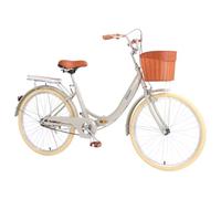 WENYAZIGUO Commuter Bicycle, Adult Commuter Folding Bike With Front Rear Brakes And Cargo Rack, Multicolor, 24inch 26inch(Grey,26inch)