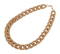 WENYAZIGUO Metal Chain Strap, Acrylic Bag Chain Strap Replaceable Detachable Multicolor 60x2.2 cm(Brown)