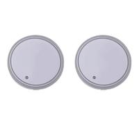 WENYINGLIHAI 2pcs LED Cup Holder Lightss coasters for Volkswagen T-Roc, with 7 Colors Luminescent Cup Pad USB Charging Cup Mat Water Coaster Accessories