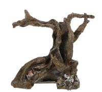WENYOG Aquarium Driftwood Simulated Driftwood Tree Root 2Pcs Resin Craft Aquarium Decor Fish Tank Nament Lifelike Fallen Wood Trunk Fishtank Log