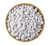 WENYOG Aquarium stones 150/200/500g Small White Stone Fish Tank Cobblestone Decorative Mineral Stone Aquarium Garden Pebbles Decor Accessories(200g)