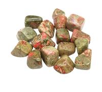 WENYOG Aquarium stones Tumbled Stones Bulk Ore Gravel Specimen Healing Crystals Quartz Energy Gems Mineral Tank Aquarium Garden Home Decoration(Color35,50g)