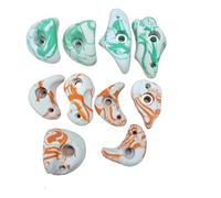 WENYOG Climbing Wall Grips Two-Tone Colour Rock Climbing Sports Outdoor Recreation Facilities Holds/Wall Professional Stone(Color-5-Wood screw)