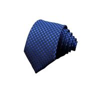 WENYOG Clip On Tie Tie For Men Jacquard Striped Plaid Paisley Blue Red Necktie Polyester Male Narrow Tie Skinny for Wedding Formal Business(Colored-1)