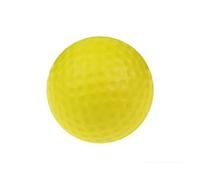 WENYOG Foam Golf Balls 5Pcs Elastic Indoor Golf Soft Game Ball PU Training Practice Foam Sponge Rubber Balls(Yellow)