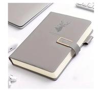 WENYOG Inspirational Notebook 2pcs 360 Pages Of Premium Quality Paper A5 Minimalist Cover Notebook With Magnetic Buckle For Easy Carrying Multiple Colors Available(Grey)