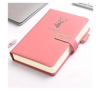 WENYOG Inspirational Notebook 2pcs 360 Pages Of Premium Quality Paper A5 Minimalist Cover Notebook With Magnetic Buckle For Easy Carrying Multiple Colors Available(Pink)