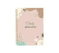 WENYOG Inspirational Notebook 2pcs Daily Planner Notebook Undated To Do List Task with Priorities Mood Tracker Notes Suitable for Office Home and School