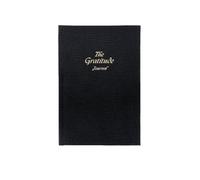 WENYOG Inspirational Notebook 2pcs Gratitude Diary Creative Stationery Supplies Student Notebook School Office Journal Reflection Punching Schedule Plan(Black)
