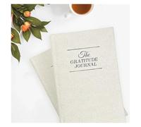 WENYOG Inspirational Notebook 2pcs Gratitude Diary Notebook Self-discipline Punching Schedule Plan Manual Student Office Suitable for Stationery(Beige)