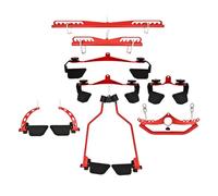 WENYOG LAT Pull Down Bar Adjustable Fitness Lat Pull Down Bar Gym Pulley Cable Machine Attachments Home Biceps Triceps Back Blaster Rowing Workout Handle(9)