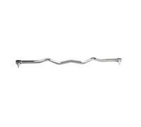 WENYOG LAT Pull Down Bar Gym 1.2m LAT Pull Down T-bar Straight/Curved Rod For Biceps Triceps Arm Strength Training Pulley Fitness System Accessories(Bent rod)