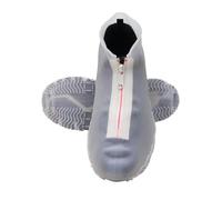 WENYOG Waterproof Shoe Covers 2 Pairs Waterproof Silicone Shoe Covers Reusable Foldable Not-Slip Rain Galoshes With Zipper(Color: 5,S)