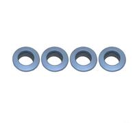 Wenyouya 4 Pack Car Door Panel Lock Pin Bushing Trim Ring 39978890, For Volvo S80 S60 V70 XC70 XC90 Plastic Door Lock Pin Grommet Interior Replacement Parts, Easy Front Rear Installation(Gray)