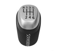 wenyouya 5/6 Speed Manual Gear Shift Knobs Black Leather Interior Replacement Parts 328654845R for Renault for Kadjar 2015-2022(6-White)