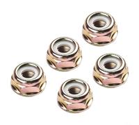 wenyouya 5-Pack M10x1.25 Left Hand Reverse Thread Nuts for String Trimmer Brush Cutter Gear Head Case Replacement Parts